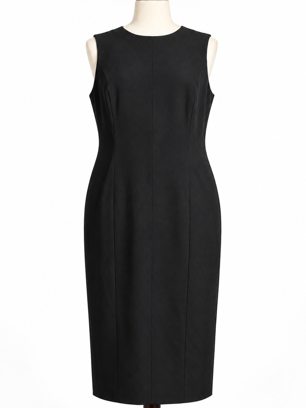 Kasper Black Sleeveless Sheath Dress 14W NWT, Classic Workwear